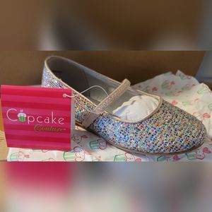 NWT Multi-Color Sparkly Girl's Flats